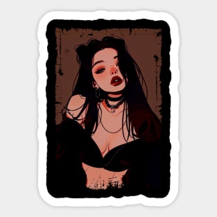 Gothic Baddie Sticker